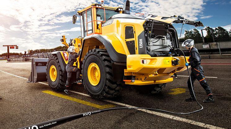 Volvo L260H och L150H finns att provköra under finaldagen av Rally Sweden den 18 februari.