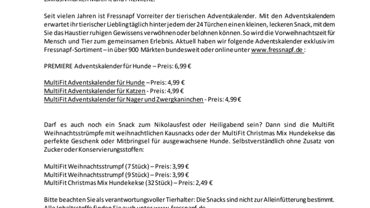 Advent, Advent – aber bitte nicht, dass das Haustier es verpennt!