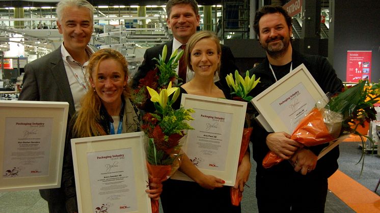 Vinnarna i Packaging Industry Awards korades på Scanpack 2012