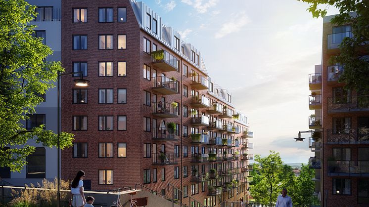 Vy över Elverkshuset. Foto: Arkipol. 