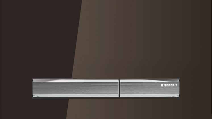Geberit Sigma50 -huuhtelupainike tuotekuva umbran värinen lasi