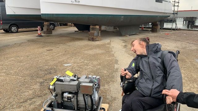 Web image - Fischer Panda UK - Fischer Panda UK has donated a Panda PMS 9000 ND generator to Natasha Lambert for her Atlantic crossing on 'Blown Away'