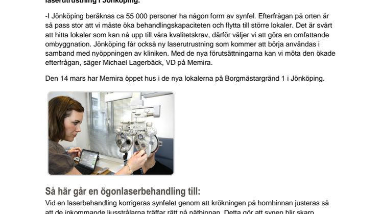 Memira miljoninvesterar i Jönköping