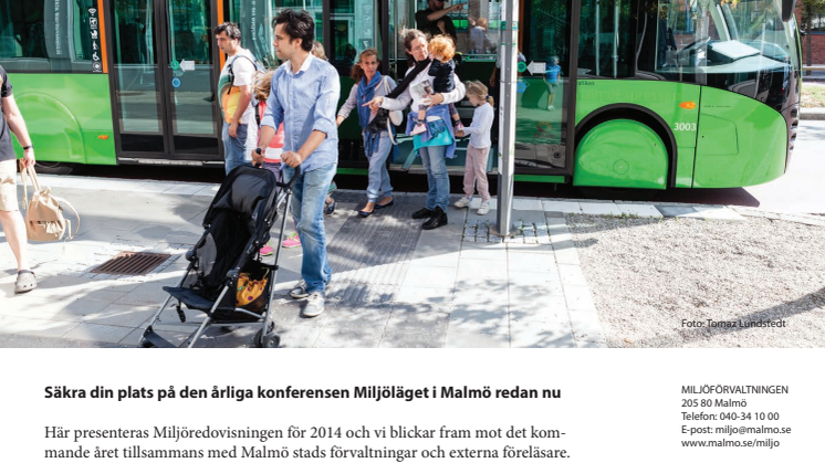 Program för Miljölägesdagen 2015