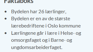 Slik jobber vi med lærlinger i Bydel Gamle Oslo