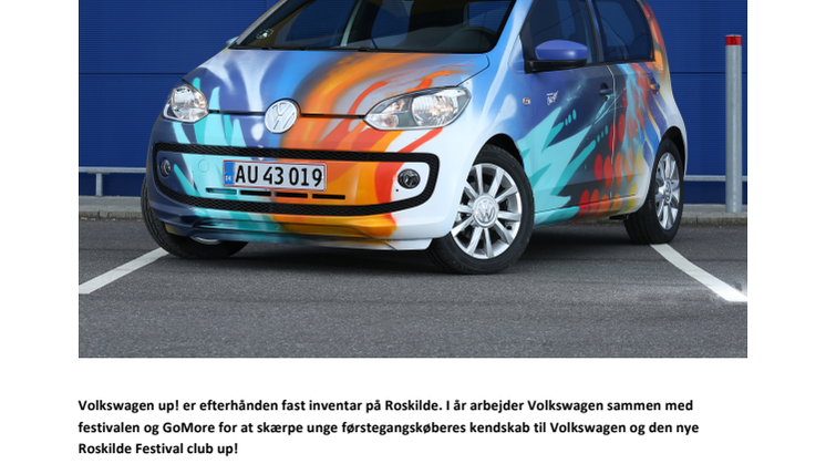 ​Volkswagen og GoMore byder op til carsharing på Roskilde Festival