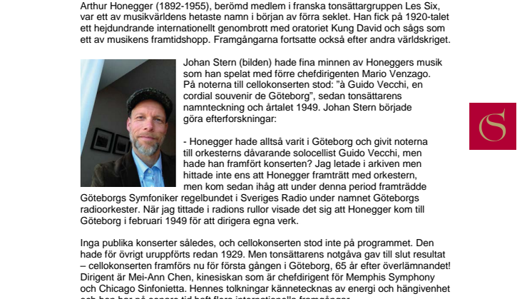 Cellokonserten som upptäcktes av en slump