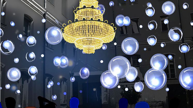 En champagnebar med dans är en av inslagen under Drömljus 9-16 februari.