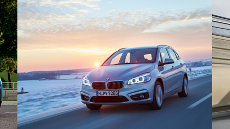 Fra venstre: BMW i3 94ah, BMW 225xe og BMW X5 xDrive40e
