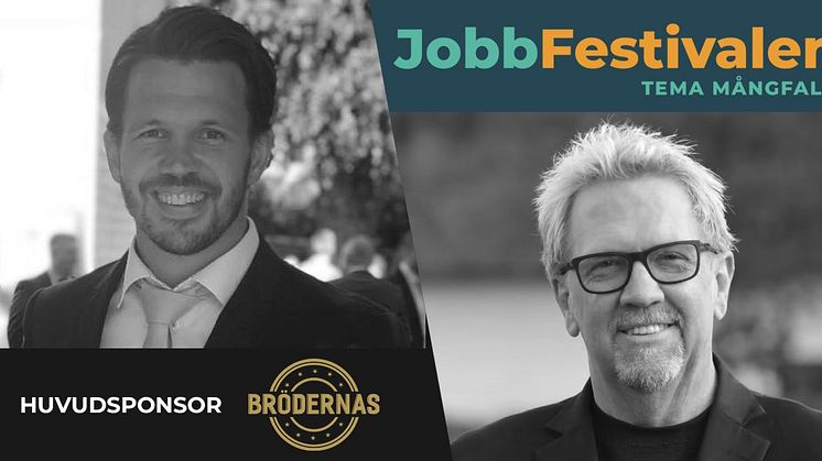 Joakim Wiklander medgrundare och VD på Brödernas och Mats Wernheim initiativtagare till Jobbfestivalen har signerat avtalet där Brödernas är huvudsponsor till Jobbfestivalen och kommer bland annat att bjuda 700 besökare på burgare i Kungsträdgården.
