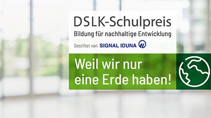 Noch bis zum 30. April bewerben: DSLK-Schulpreis wird zum zweiten Mal verliehen
