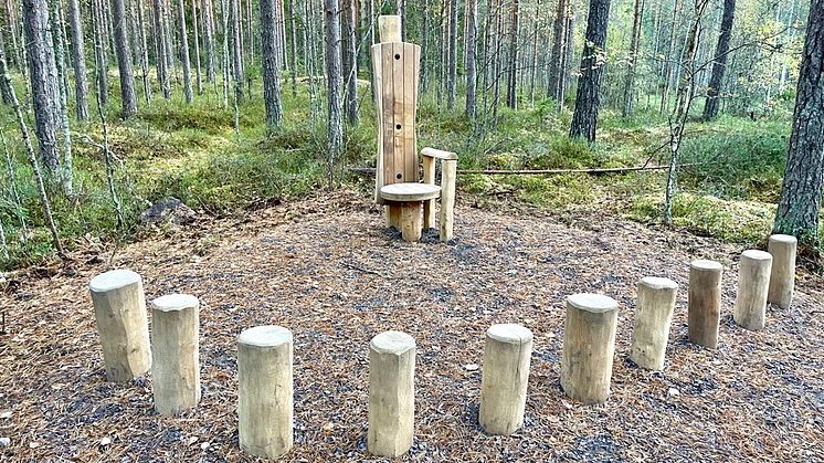 Sagoplats med sagotron