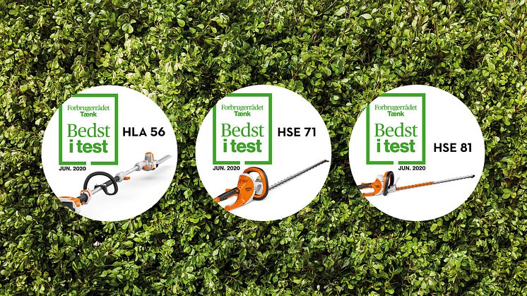 STIHL er storfavorit i test af hækkeklippere
