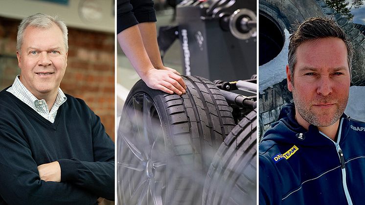 Fredrik Ardefors, Däckbranschen Sverige och Martin Tillsten, Däckteam