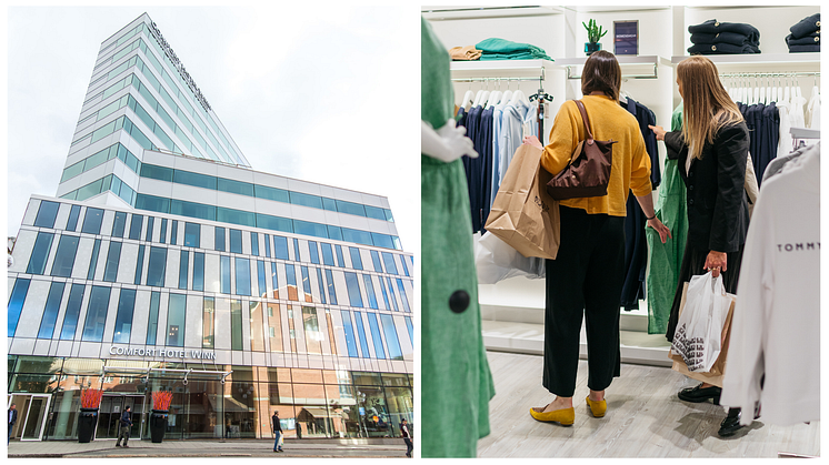 Comfort Hotell Winn, shopping i centrum