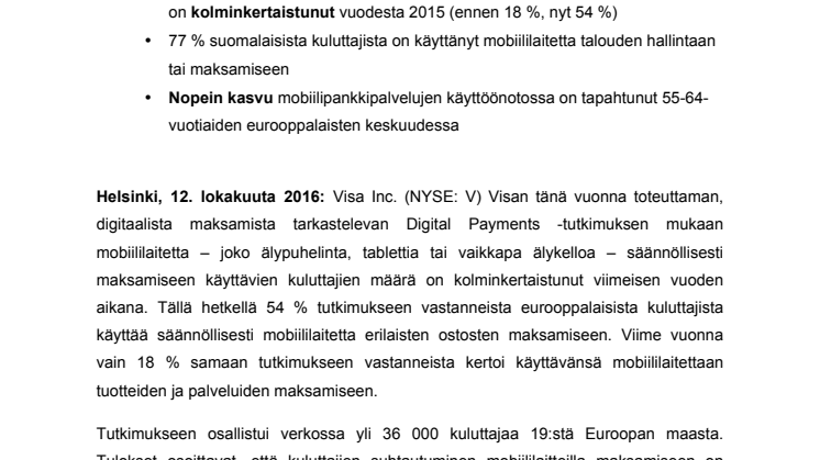 Mobiilimaksamisen suosio kasvaa huimaa vauhtia – eurooppalaiset omaksuvat nopeasti uusia maksutapoja