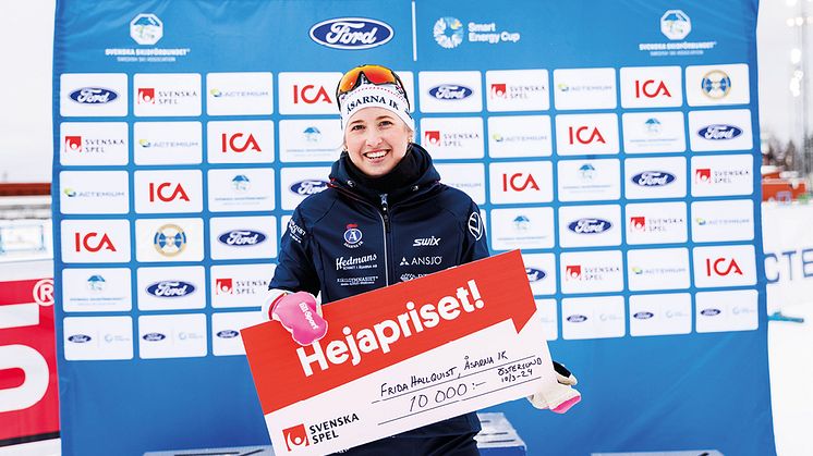 Frida Hallquist vann Hejapriset i Östersund.