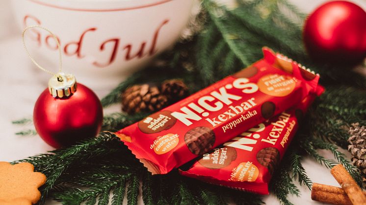 Pepparkakeland får tillökning: nu finns Nick’s Kexbar Pepparkaka i din butik!