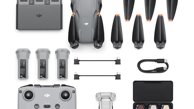 DJI Air 3S Fly More Combo(DJI RC-N3)_from above_battery detached.jpeg