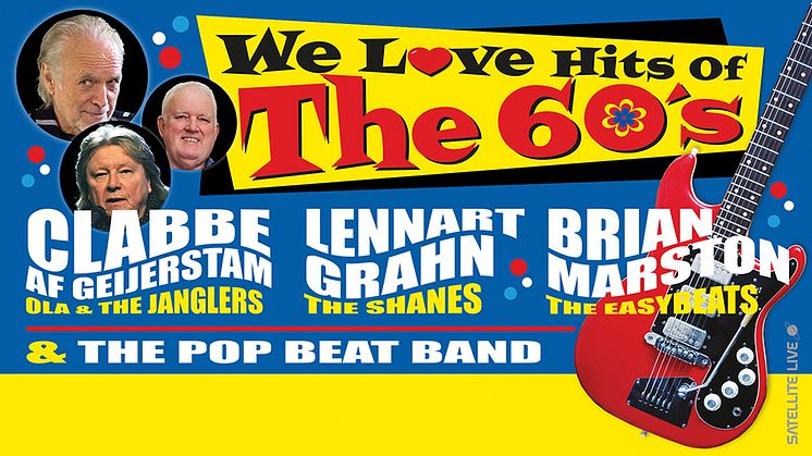 Ny nostalgiturné för "Hits Of The 60´s" våren 2024! 