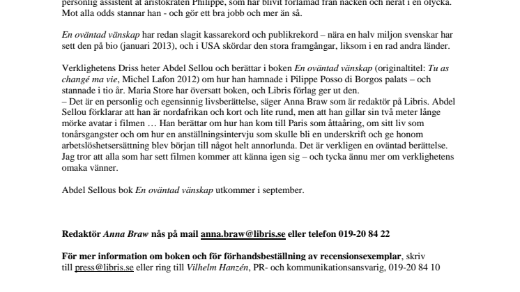 En oväntad vänskap – Abdel Sellous självbiografi kommer på svenska