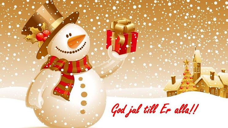 GOD JUL OCH GOTT NYTT ÅR