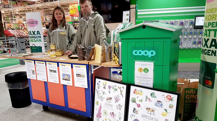 Luleå biodlarförening på Coop Storheden