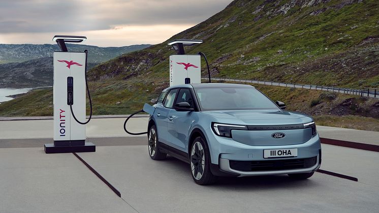 2023 Ford Ny elektrisk Explorer bilder fra Norge (10)