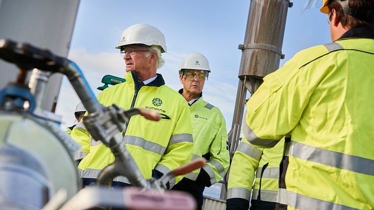 Hans Majestät Konungen om SunPine: ”viktigt för framtiden”