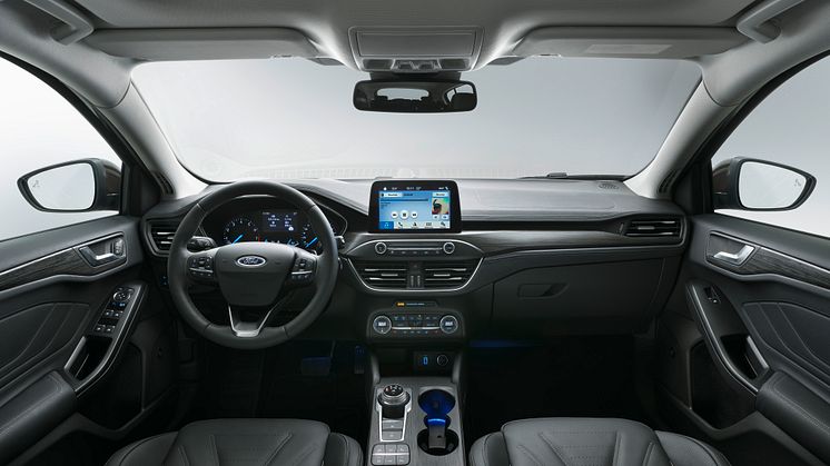 Ny Ford Focus Vignale interiør