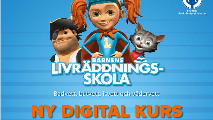 Ny digital kurs om vattensäkerhet för barn