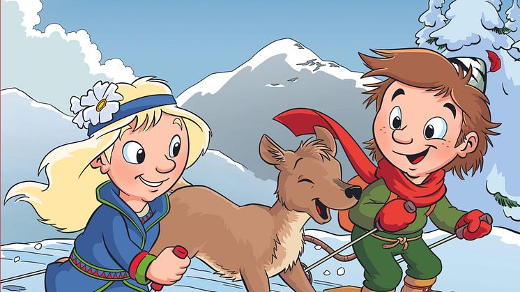 Skogsmulle och den lilla renen omslag
