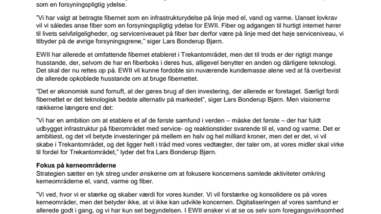 Ny offensiv strategi klar for EWII