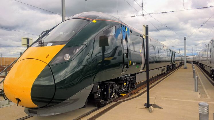 Class 802 at Stoke Gifford (Bristol) depot