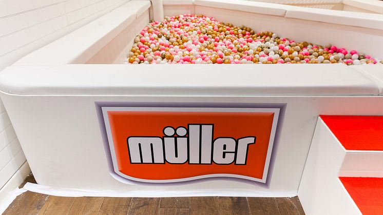 Ball pit at the Müller Corner Shop 