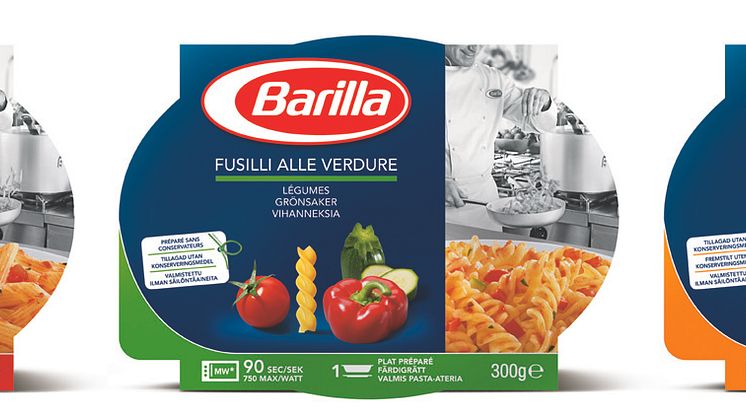 Barilla lanserar färdigrätter – Ta del av det italienska köket, utan spis och kylskåp