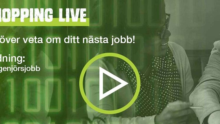 Teknik- och ingenjörsjobb -Jobbshopping Live! 