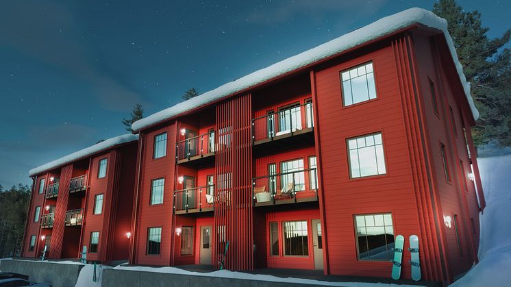 Nya bostäder i Järvsöbackens barnområde