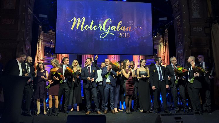 Här är vinnarna på Motorgalan 2018