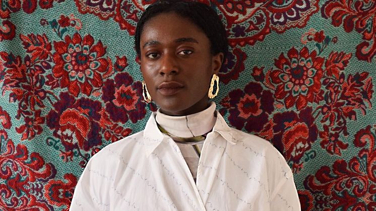 Jonelle Twum får bidrag för en resa till Ghana. Foto av Corradi di Lorenzo.