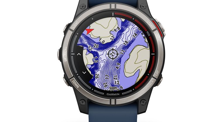 Garmin_QUATIX 7 Pro_hochdetaillierte Marinekarten (c) Garmin Deutschland GmbH