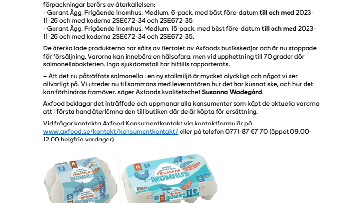 Axfood återkallar ägg efter salmonella i stallmiljön hos.pdf