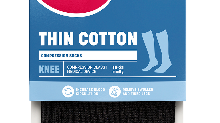 Mabs Thin Cotton Knee Black Grey