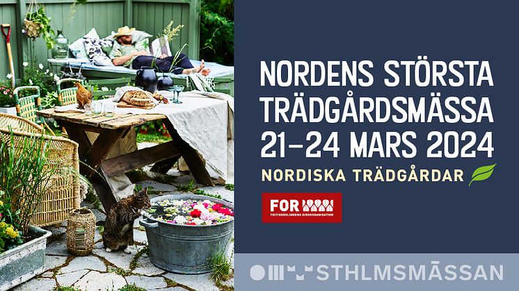 Pressinbjudan: Välkommen till Nordiska Trädgårdars pressfrukost