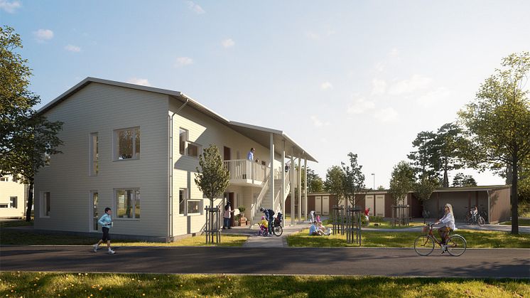 Detaljplanen klar för Riksbyggens Brf Nysätra i Trollhättan