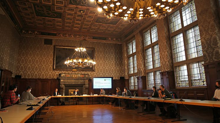 Plenarsaal im Neuen Rathaus Leipzig