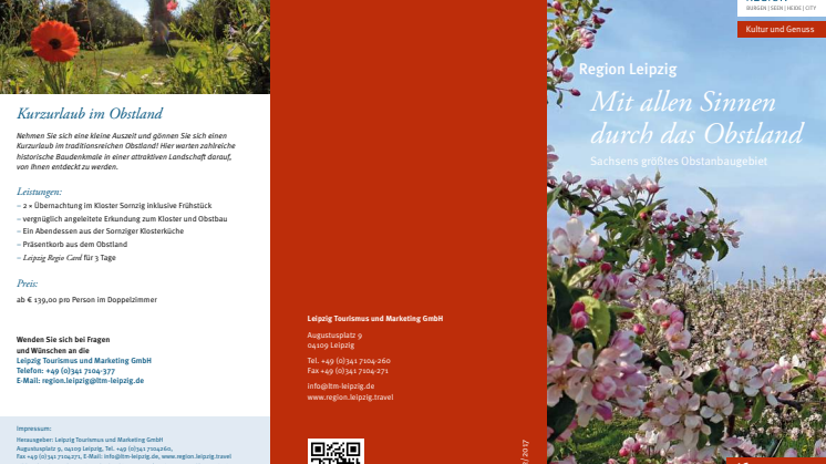Faltblatt Sächsisches Obstland -  LTM GmbH