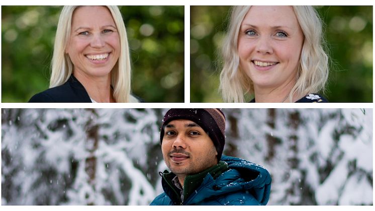 New at QureTech Bio: Annica Rönnbäck, Mari Bonde and Souvik Sarkar.