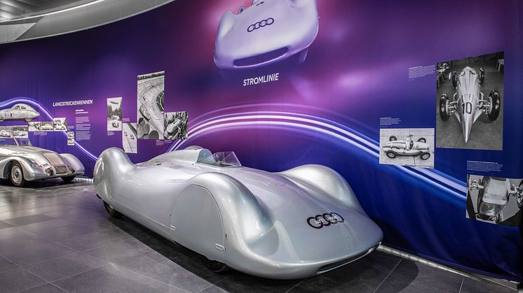 Auto Union Type C Stromlinie racerbil fra AUDI AG's historiske bilsamling