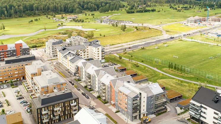 Det är bara ett fåtal, inflyttningsklara, lägenheter kvar i Bonum Brf Pepparmyntan som ligger strax söder om Örebros citykärna.